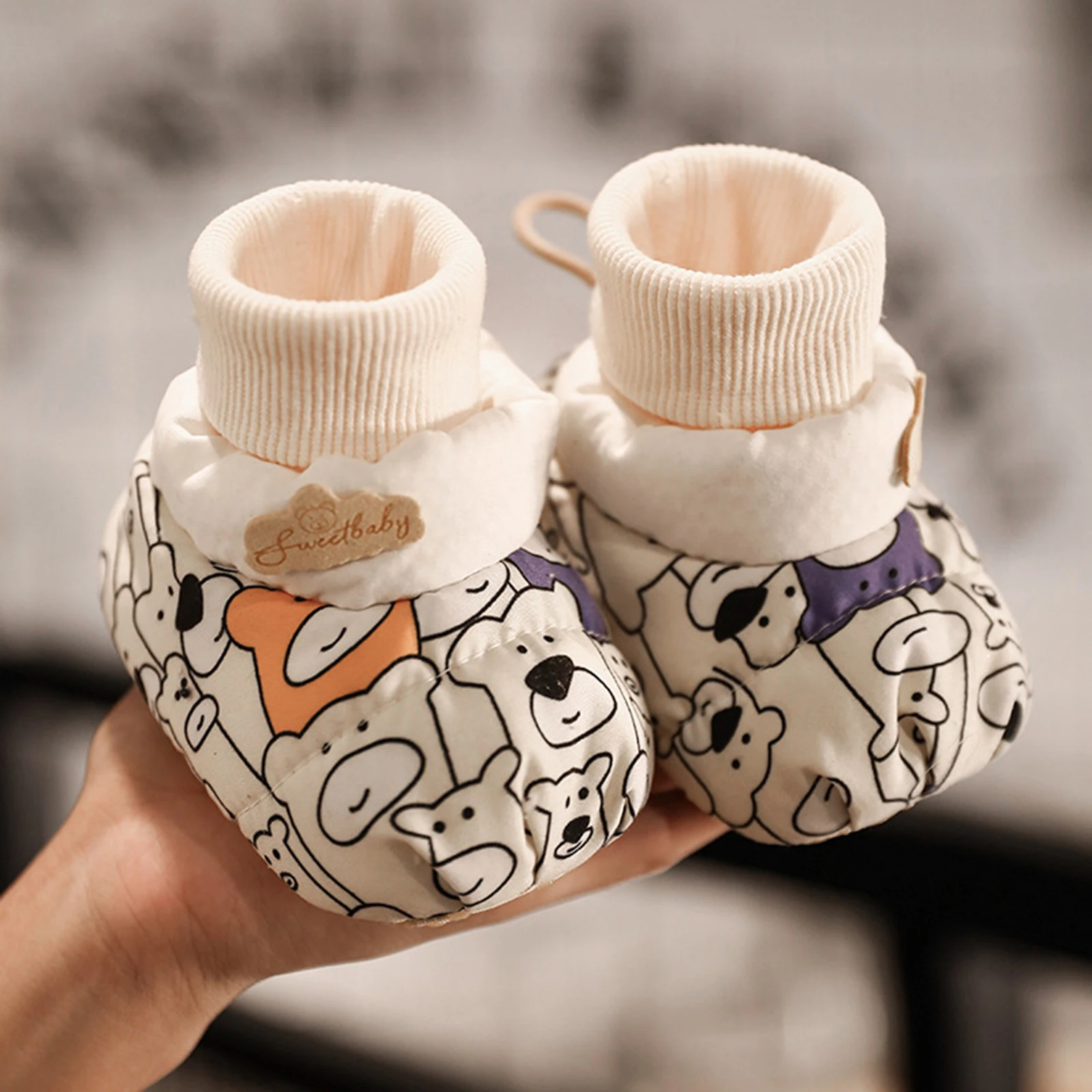 

Зимняя теплая обувь для новорожденных девочек и мальчиков от 0 до 18 месяцев, мягкая прогулочная обувь