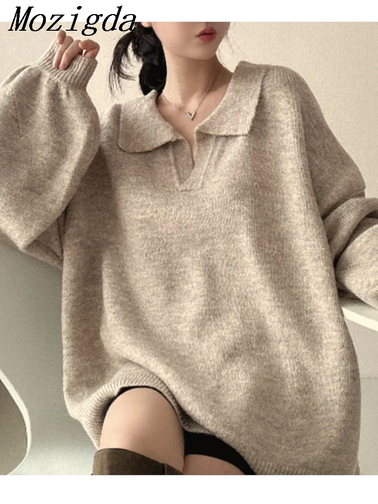 

Oversize Autumn Winter Lazy Oaf Sweater Women Korean Loose Long Sleeve Pullover Woman Sweater Ladies Sweaters Jumpers