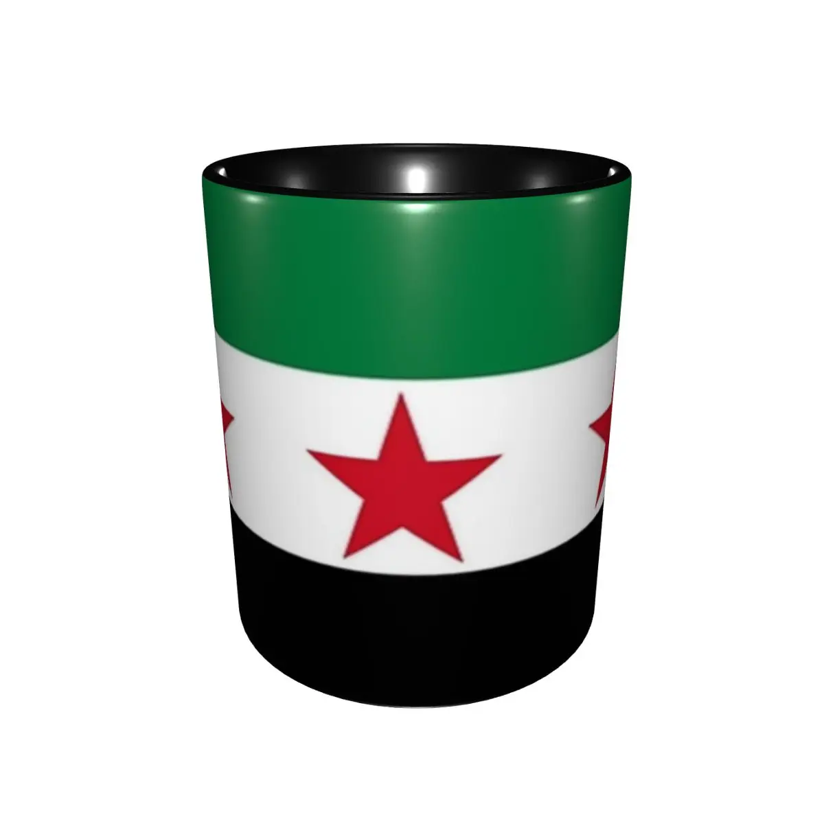 Syria Flag I Love Syria Accessories Coffee Mug Funny Tea Cups Gift For Women Men