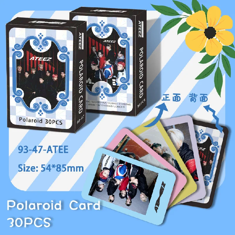 

30pcs/set Kpop ATEEZ Lomo Cards New Album High Quality HD Double-sided High Photocard SEONGHWA YUNHO YEOSANG SAN Fans Gift