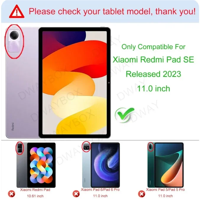 Backlit Touchpad Keyboard Case For Xiaomi Redmi Pad SE 11 Inch 2023 Mipad SE Case Bluetooth Spanish Keyboard Cover Korean Funda