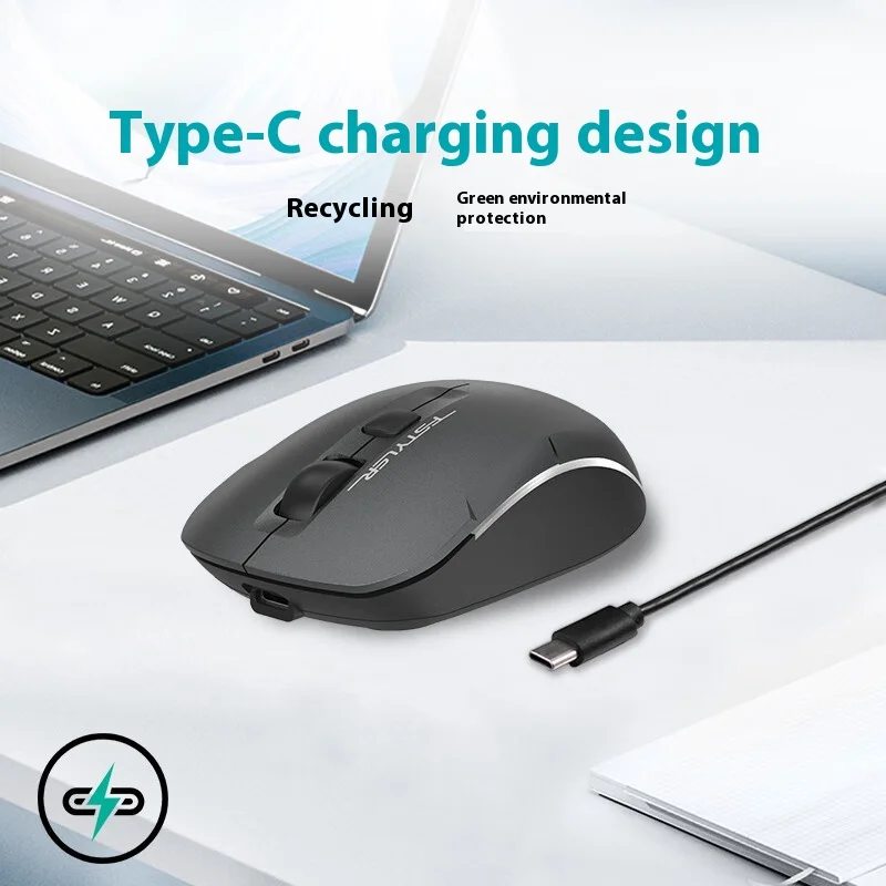 A4tech Fb26cs Air Wireless Mute Rechargeable Wireless Bluetooth Mouse Portable Is Light Sound Dual Mode Multimedia Mouse For Pc