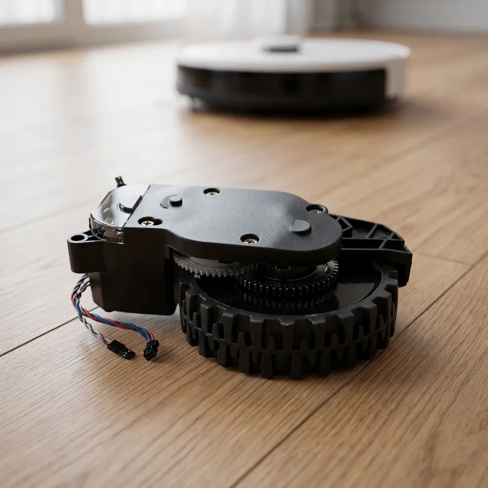 Replacement Wheel for DREAME D10 for Plus Gen 2 Robot Vacuum Cleaner Supports Smooth Transition Between Carpet and Hard Floors