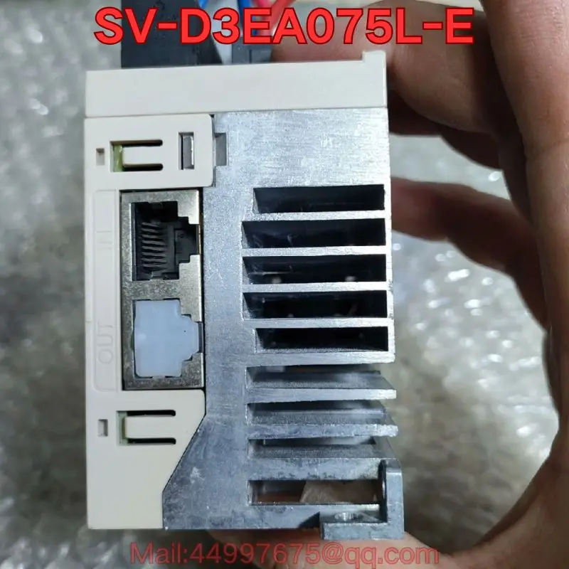 Second-hand SV-D3EA075L-E servo drive function test is normal Latest prices for August 2026