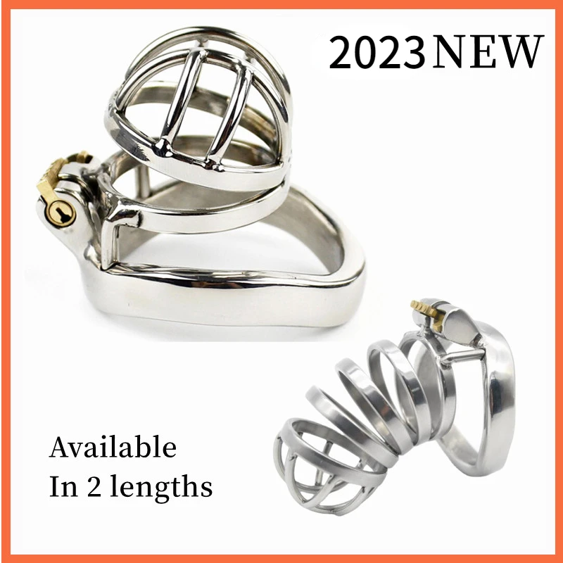 Male Stainless Steel Chastity Devices Cock Cage For Men Chastity Cage with Stealth New Penis Lock Bondage Sissy Adults Sex Toys