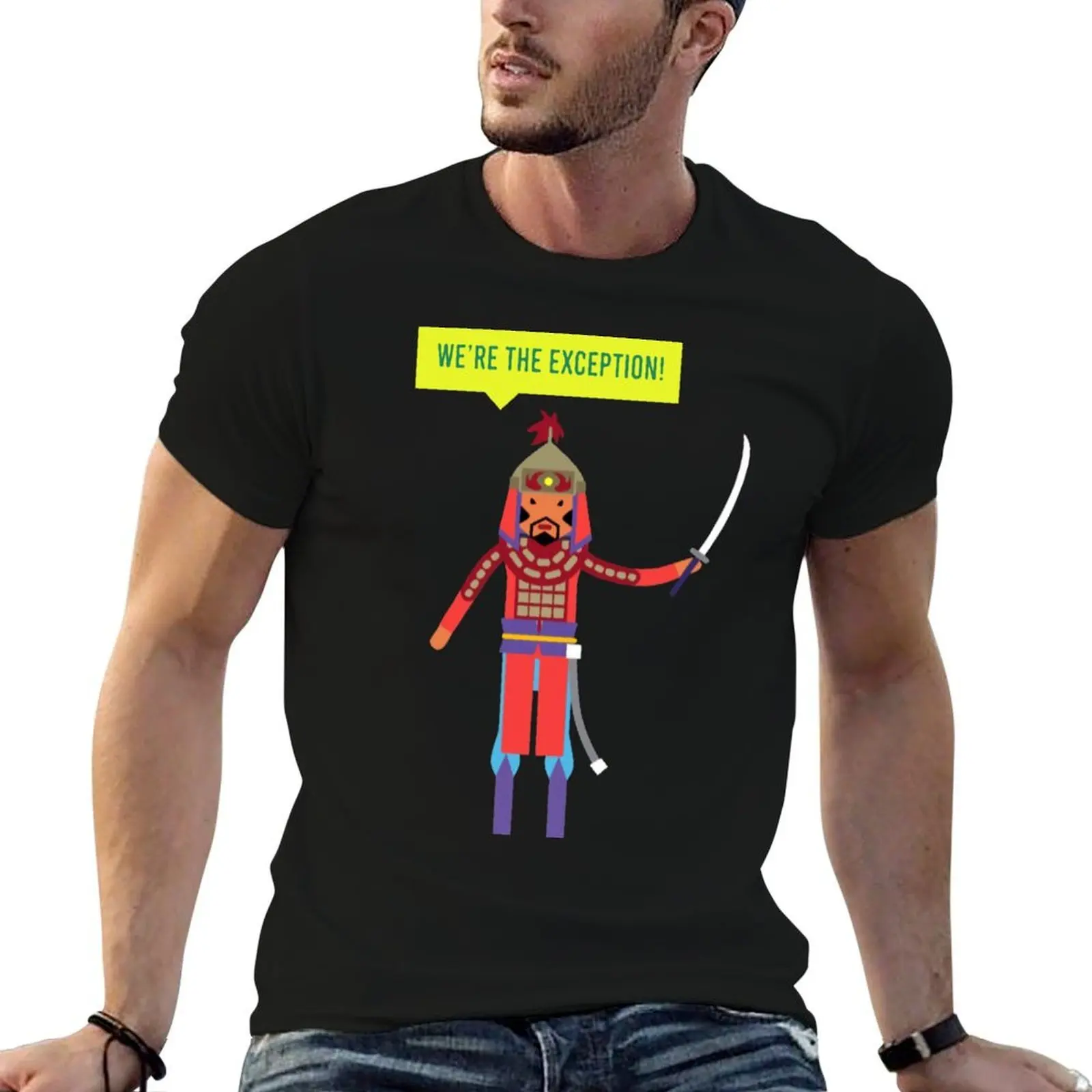 Crash Course Mongols We're the Exception T-Shirt Short sleeve tee animal prinfor boys mens t shirts pack