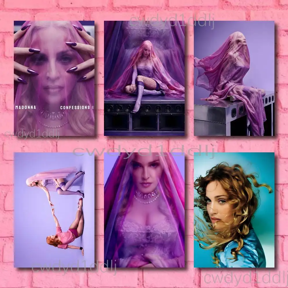 Confessions II M-Madonna Poster Gallery Home Decoration Wall Stickers Living Room Bedroom Gifts