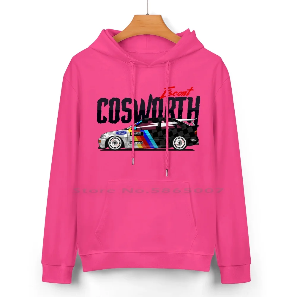 Escort Rs Cosworth Ken Block Pure Cotton Hoodie Sweater 24 Colors Escort Sierra Cosworth Rs Turbo Engine Wrc Dtmracing Race