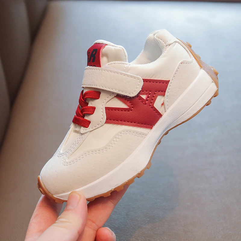 

Винтажные детские кроссовки для малышей, ретро-обувь на липучках с нескользящей мягкой подошвой для мальчиков и девочек, модная повседневная обувь для улицы на все сезоны