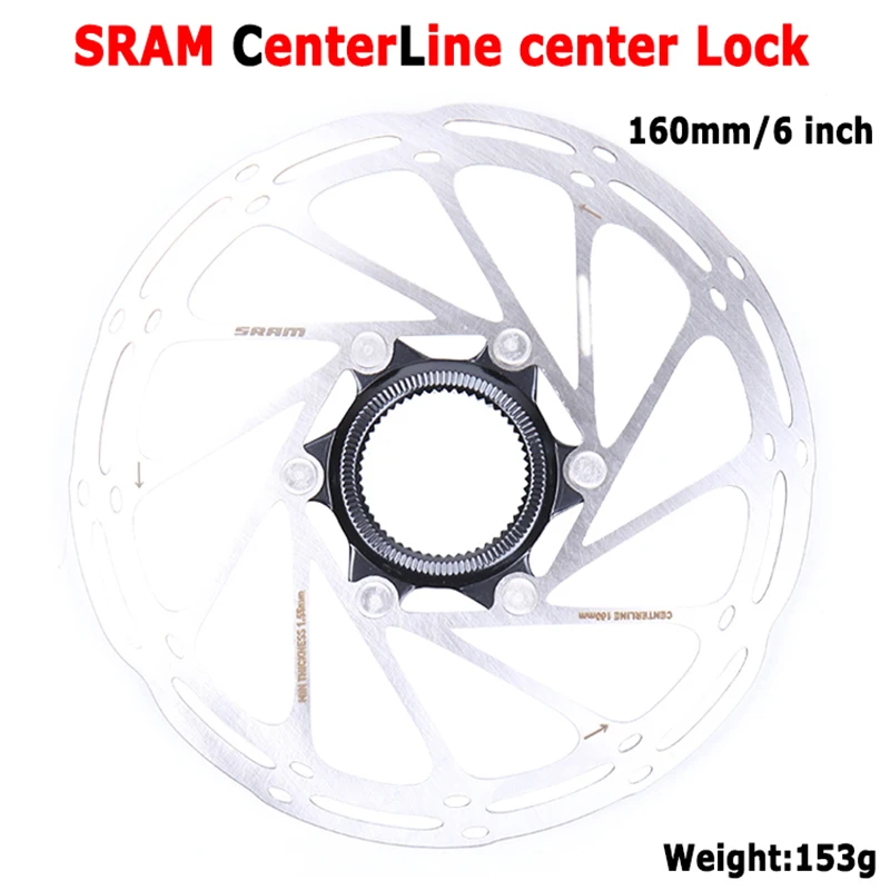 SRAM CenterLine Disc Brake Rotor Center Lock 200mm 180mm 160mm 140mm Center Line Discs Rotors Without Lockring