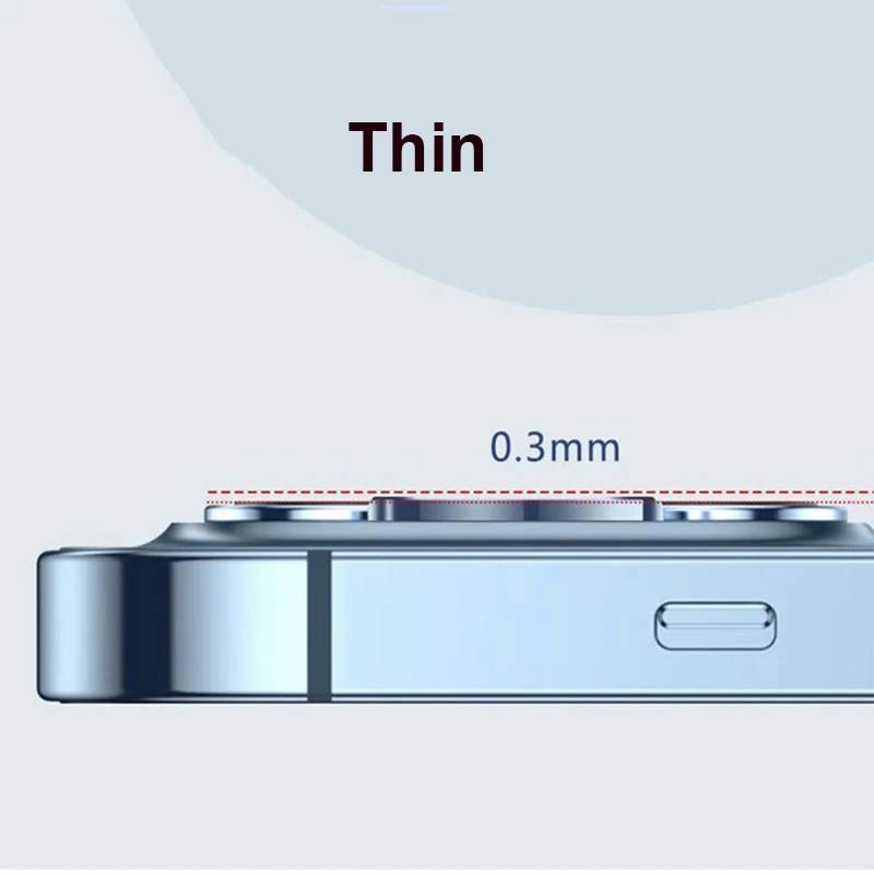 Lens Metal Ring Protector Glass for iPhone 11 12 13 Pro Max Camera Lens Protection On iPhone 12Pro 13Pro 14 Pro Max Camera Film