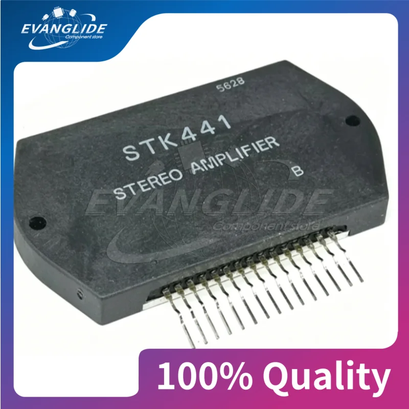 Module d'amplificateur de puissance audio stéréo STK441, 1 pièce, module d'alimentation audio