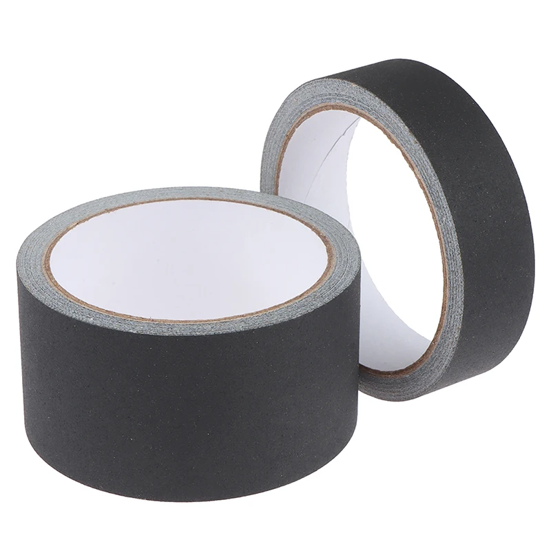 Non-Reflective Easy Tear Book Repair Tape Matte Black Gaffer Tape No Residue