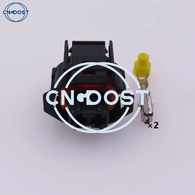 1 Set 2 Pin 936059-1 Electronic Diesel Connector Rail Injector Crankshaft Sensor Socket AC Assembly For Bosch