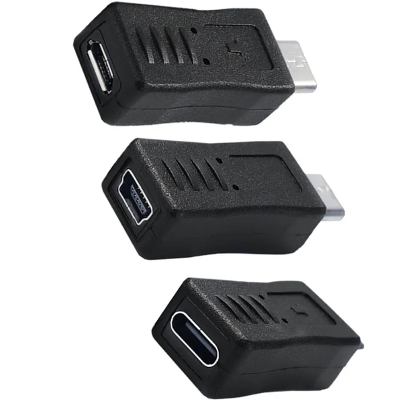 

Адаптер типа C «мама-папа» mini5p micro 5p, разъем для зарядного устройства, быстрая зарядка, синхронизация данных для телефона, планшетного ПК