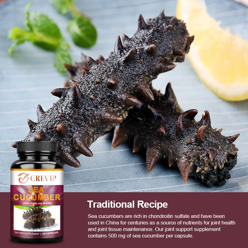 Sea Cucumber - A Natural Supplement for Joint Health and Mobility - Supports Cartilage Protection and Connective Tissue Health