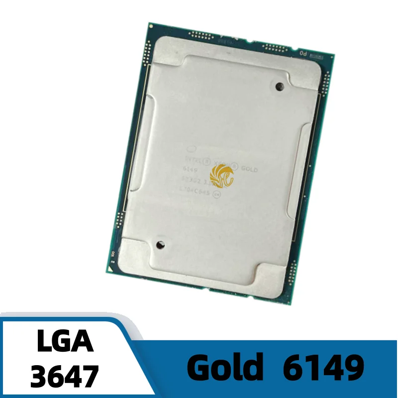Intel Xeon Gold 6149 3.1GHz 22MB 205W 16-Core 32-Thread LGA3647 for C621 server motherboard Gold6149