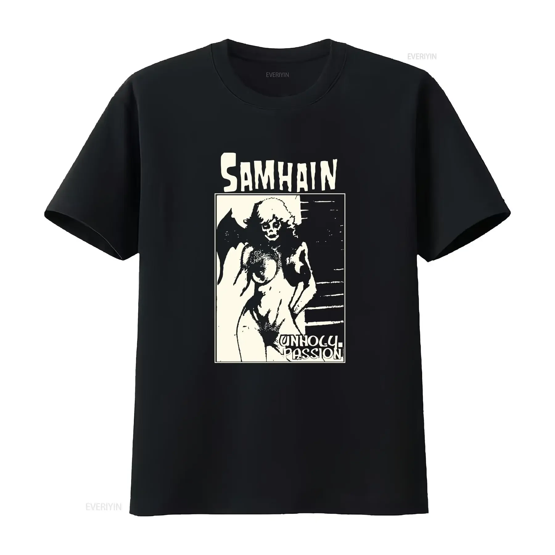 Ende der 90er, Anfang der 00er Samhain Unholy Passion Vintage T-Shirt, seltenes Band-T-Shirt, Gothic-Punk, Misfits, Danzig, lange oder kurze Ärmel, Vintage