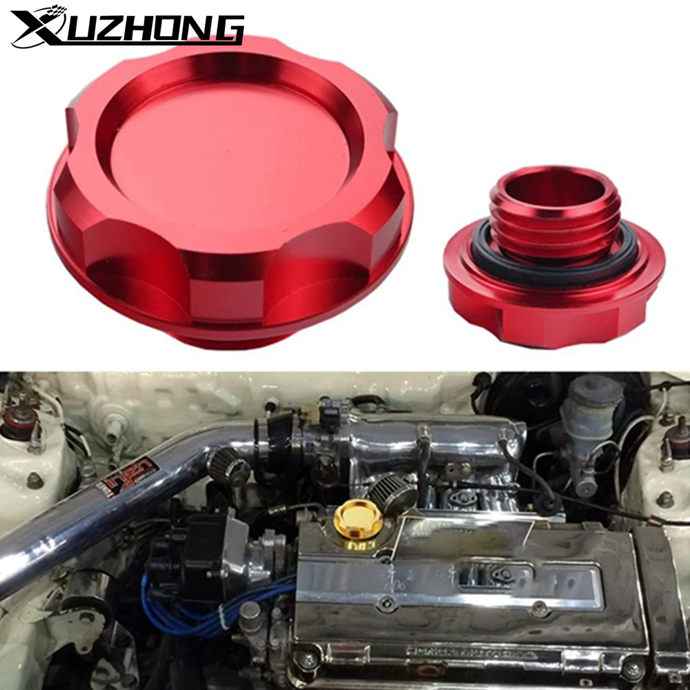 Car Modified Tank Covers For Honda Civic Fit High Temperature High Pressure-resistant Oil Cap Fuel Filter Fuel Cap