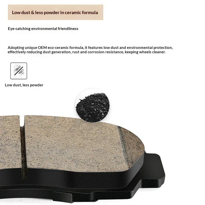 For Formula Leopard Leopard 5 1.5t-Hybrid front brake pads (6-piston caliper)/2023 2024/Auto Parts -85001