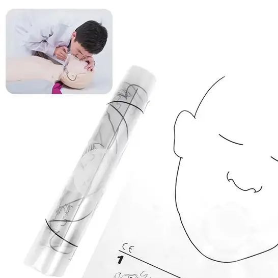 

Portable Breathing Mask Disposable CPR Training First Aid Resuscitator Mask CPR Face Shield Roll Rescue Kit Tool