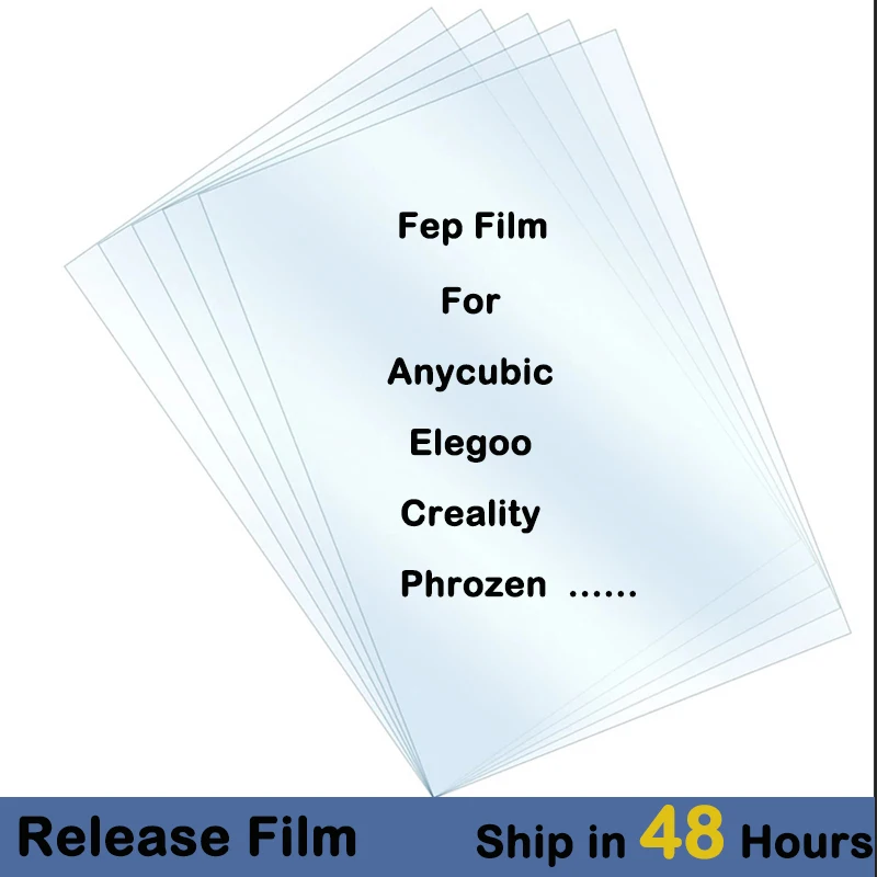 5 Stück FEP-Folie für ANYCUBIC Photon Mono 4 Ultra X 6k M5 Elegoo Mars Saturn 2 3 Creality Halot Resin LCD 3D-Drucker Ablösefolie – Detail 1