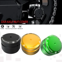 ZR900 Swingarm Nut Protectors Aluminum Z900RS Rear Axle Nut Cover For Kawasaki Z900RS CAFE Rear Axle Sliders Z 900 RS Axle Cap