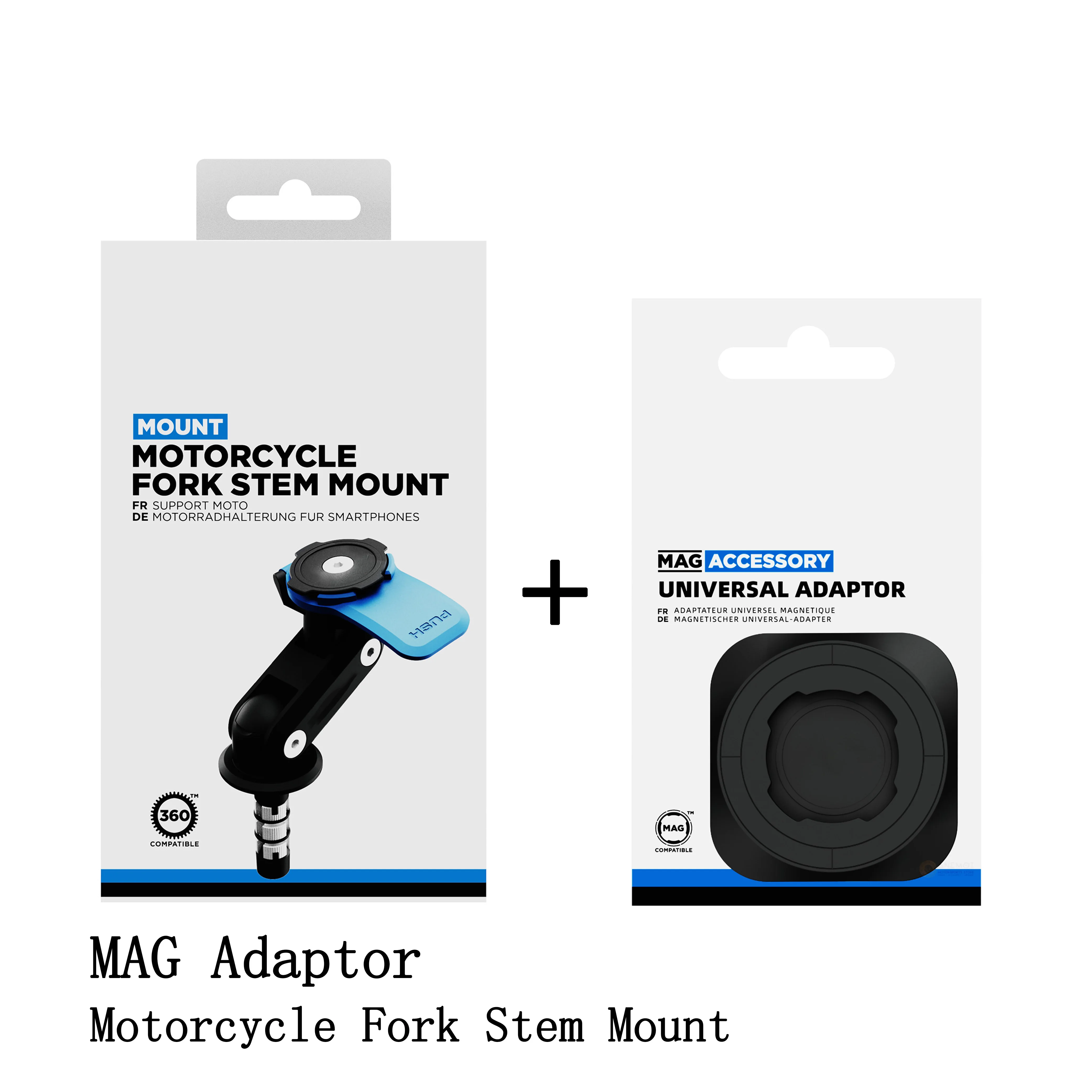 

Motorcycle Phone Bracket Kit Motorcycle Fork Stem Mount MAG Adaptor