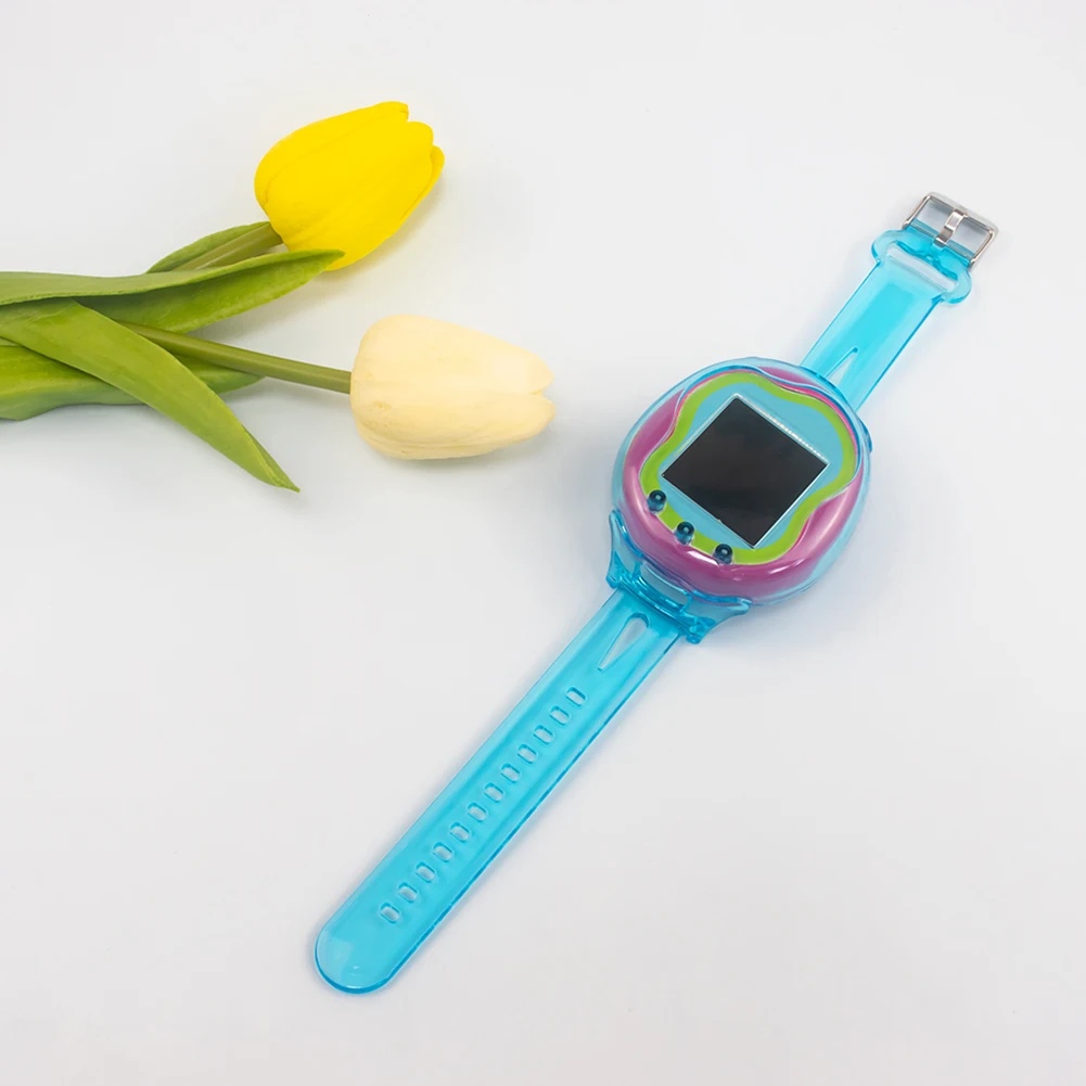 Custodia protettiva per cinturino antiurto in TPU per Tamagotchi Uni Fascia virtuale interattiva per animali domestici per bambini Adolescenti Adulti 6,3-8,85 pollici