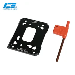 IceManCooler CPU Open Cover Protector For Intel 12/13/14th gen Processor,Delid Die Guard Frame,7075 Aluminum,Black