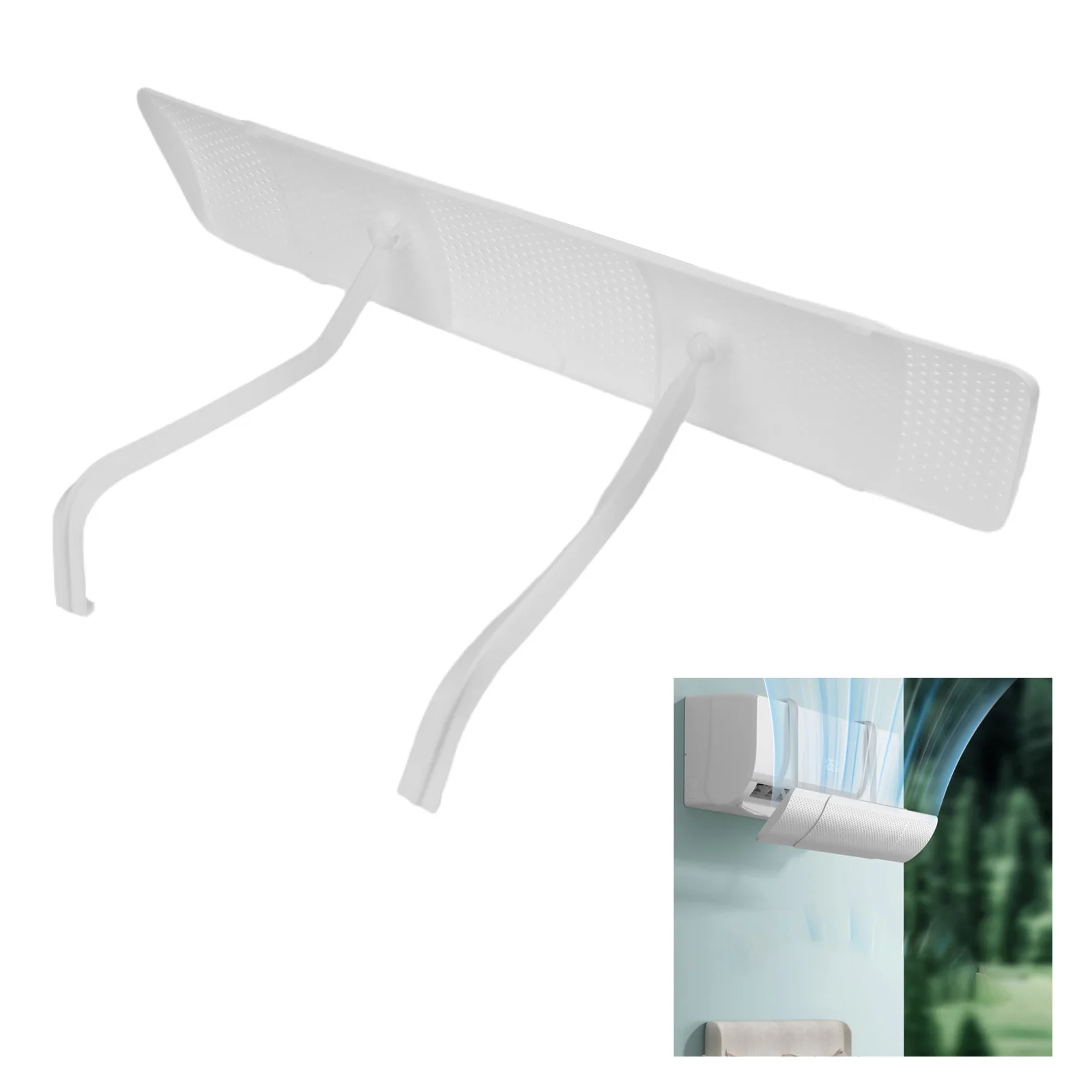 

1 шт. Настенный дефлектор для кондиционера, защита от прямого обдува, аксессуары для кондиционеров, ABS-дефлекторы от ветра