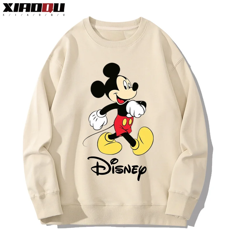 Mickey Mickey Mouse Joint Name Around The Crewneck Hoodie Men and Women Children Autumn and Winter Loose 100 Top Casual Hoodie