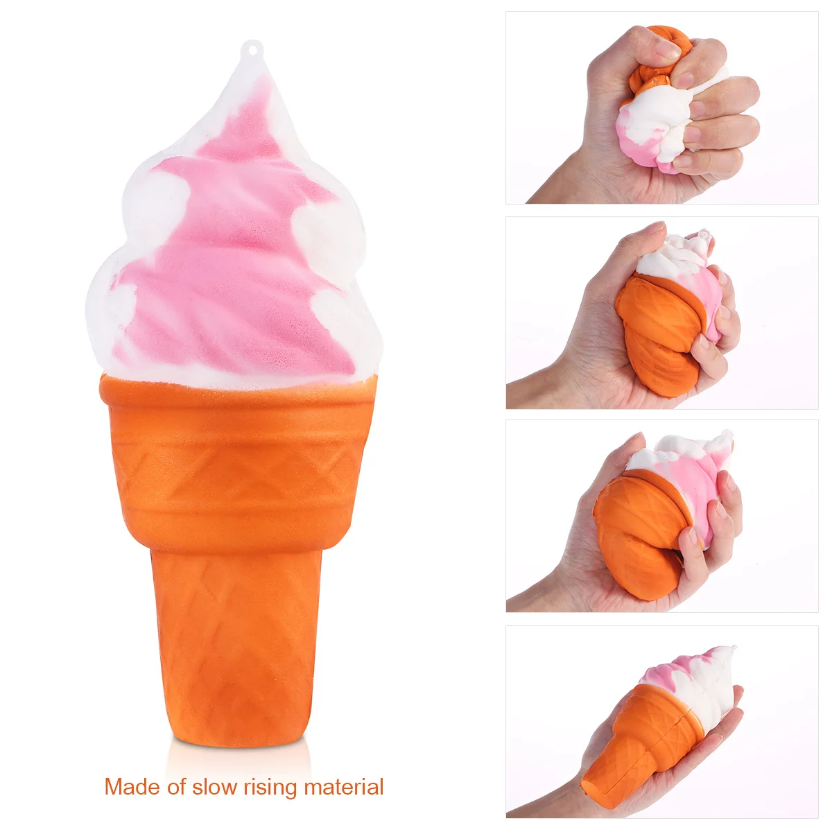 5 قطع كريم حزام الهاتف سحر ضغط الإجهاد المخلص مفتاح سلسلة الديكور لحقيبة اليد الهاتف المحمول متعدد الألوان #2