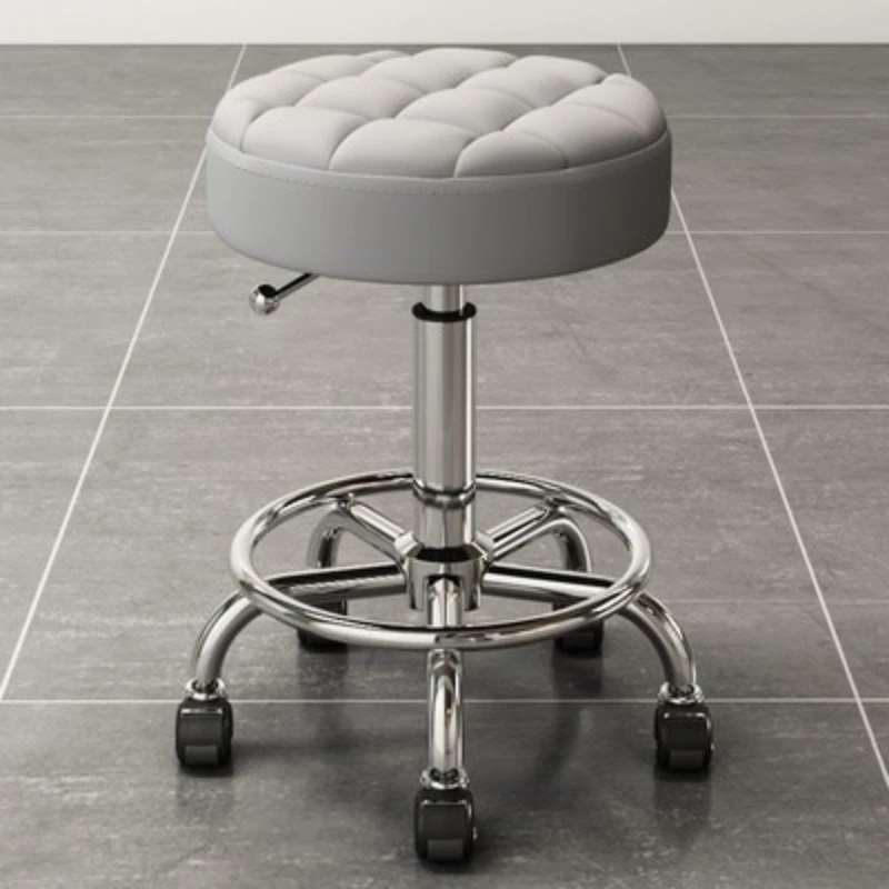 

Beauty chair lift round stool explosion-proof stool barber chair big work stool hair shop turn stool round household goods
