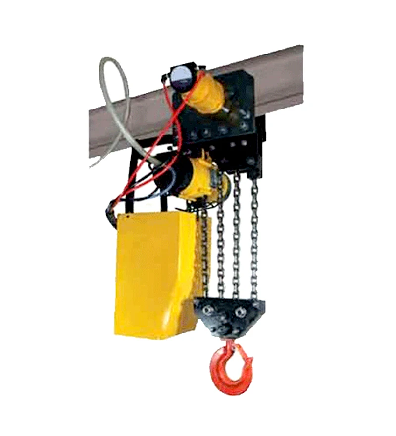 500kg Pneumatic Portable Hoisting Winch Crane Air Hoist with Chain for Small Weight