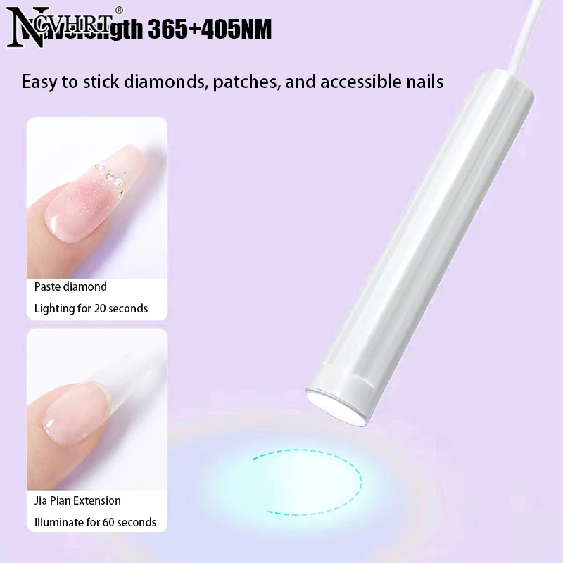 Mini lampada portatile portatile per unghie per smalto Gel penna per torcia ad asciugatura rapida macchina per asciugare le unghie USB lampada per unghie a LED UV