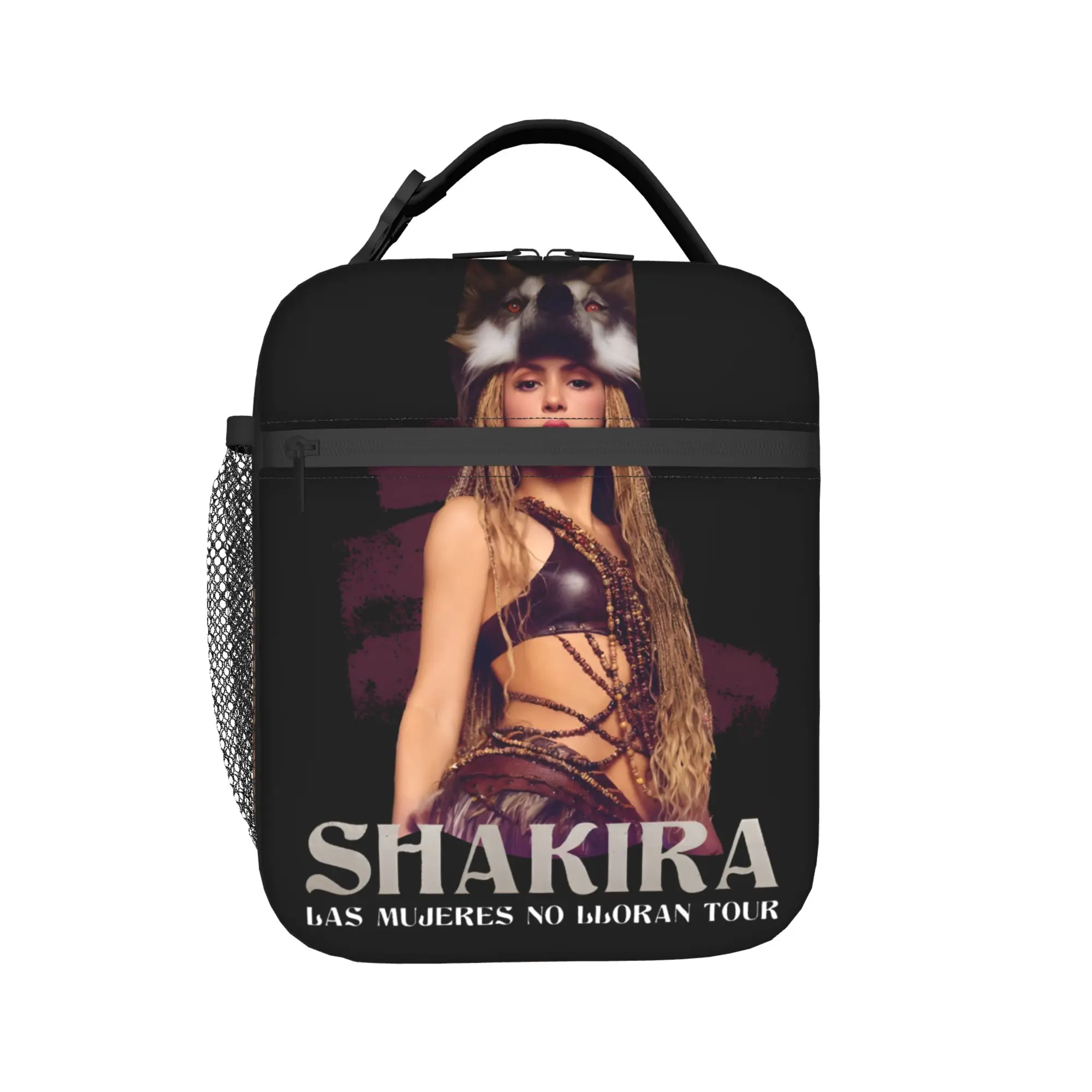 Shakira las mujeres ya no lloran world tour 2026 Thermal Insulated Lunch Bag Bags Men Women Thermal Cooler Lunch Boxes