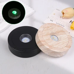 Rotating Display Stand For Crystals Glass Art Speed Adjustable Revolving Platform 4.5