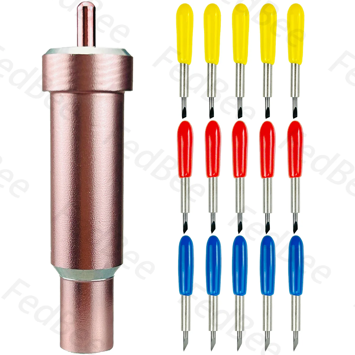 

15pcs 30 45 60 Degree Blade + 1pc Housing for Cricut Maker 3/2/1 Explore 3/2/1 Air Venture Pink