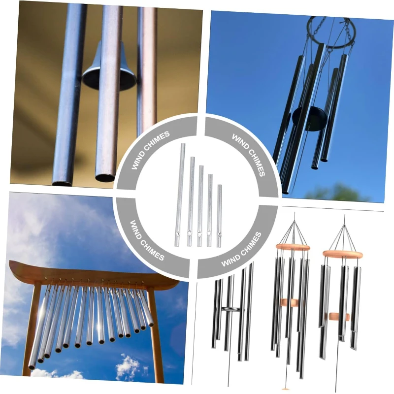 

30 шт. колокольчики, материал, аксессуары ручной работы, трубки «сделай сам», ремонт алюминия, металл, серебро