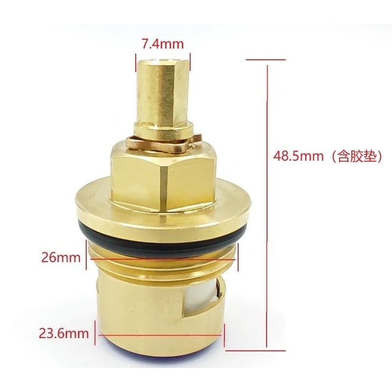 Ceramic Switch Valve Core Replacement Parts Compatible with Bathroom Shower Faucet Fit 57132 57131 Shower Tap Accessories
