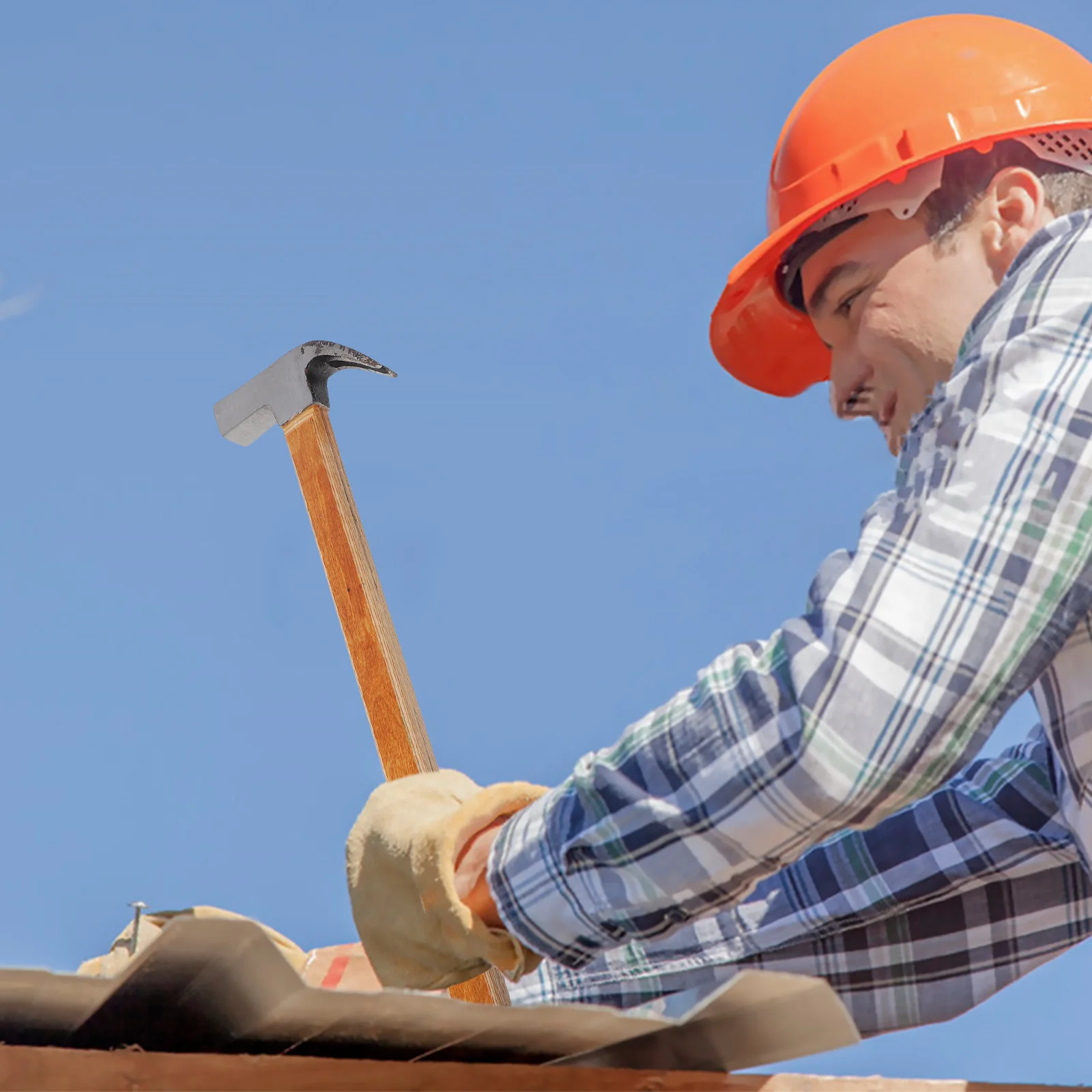 

1Pcs Portable Anti-Slip Claw Hammer Durable Wear-Resistant Material Multifunctional Tool for Easy Operation Claw Hammer