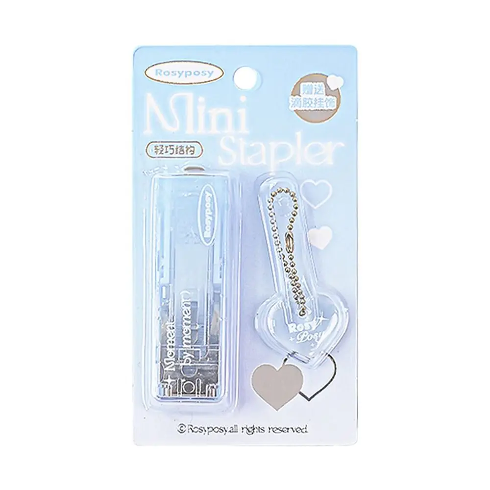 Effort Saving 40 Sheet Capacity Stapler High Appearance Level Gradient Color Paper Binding Tools 10# Mini Office Supplies