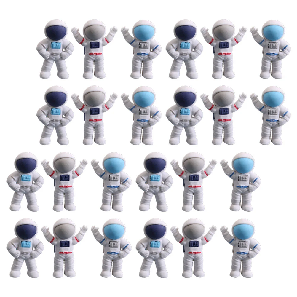 24 Pcs High Capacity Astronaut Eraser Gift Pupils Erasers for Fun Tiny