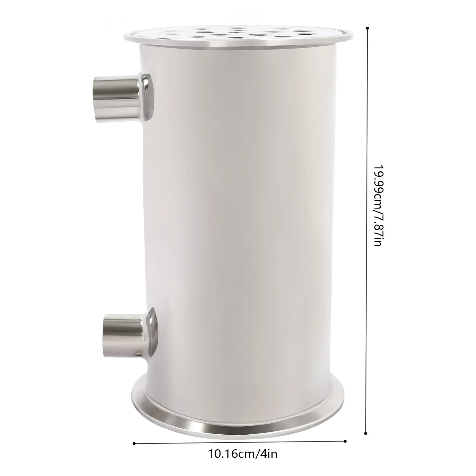 1/2 "مكثف ارتجاعي Dephlegmator 16 فتحة 304 من الفولاذ المقاوم للصدأ لعمود التقطير Moonshine