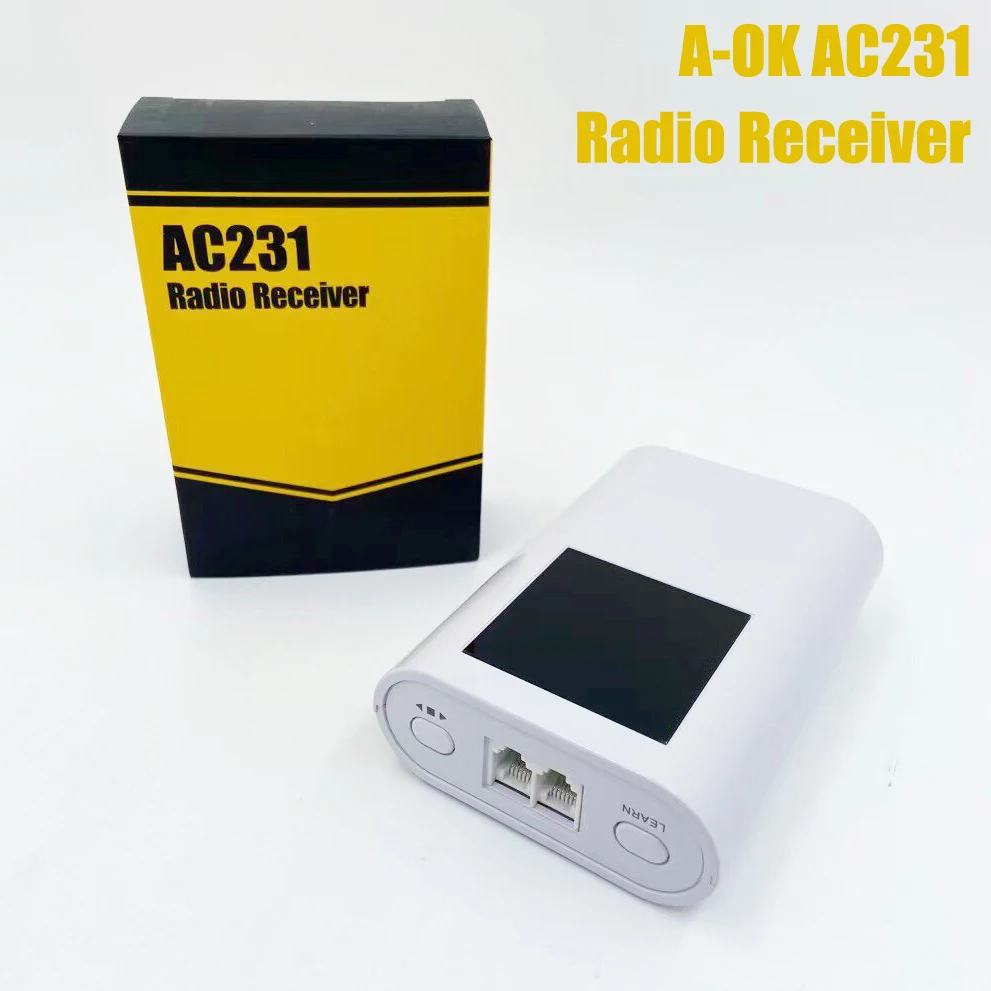 

Контроллер A-OK AC231 для внешнего радиоприемника, электрического проекционного экрана и подъемного навеса, с портом сухого контакта по протоколу 485