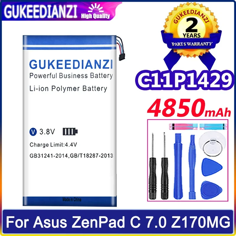 

New high quality P01Z P01Y Z170CG 4850mAh Battery c11p1429 For ASUS ZENPAD C 7.0 c7.0 Z170MG Z710CG Z710C P01Z P01Y Z170C