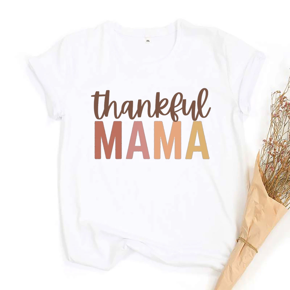 Thanksgiving Family Matching Outfits, Mommy Kids Camisas, Mini Mama T-Shirt, Roupas