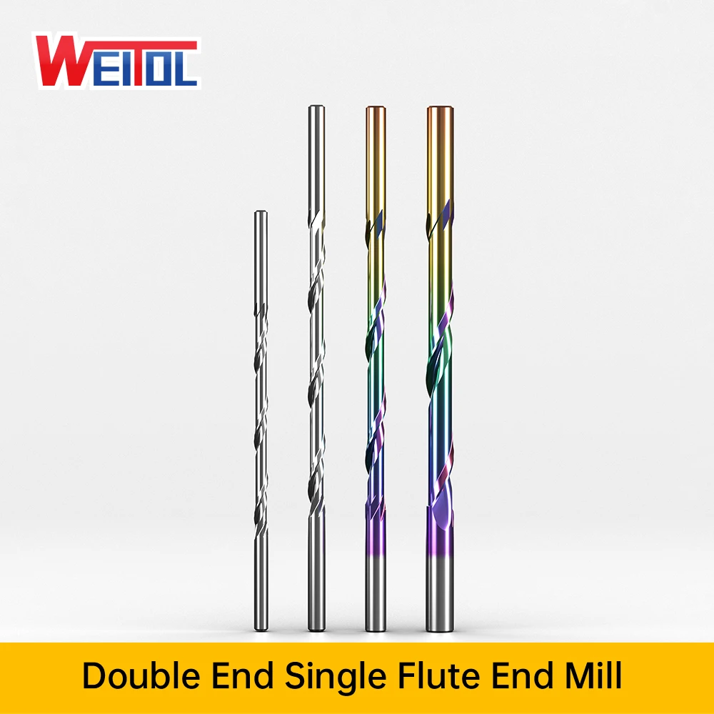 

Двусторонний однолезвийный фрезерный станок с ЧПУ Weitol, режущий инструмент по дереву для гравировальных станков, однолезвийный фрезерный станок