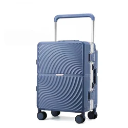 Travel Suitcase Wide Pull Rod Large Size Luggage Male Female Multi-functional Trolley Case Password Lock Carry on Luggage